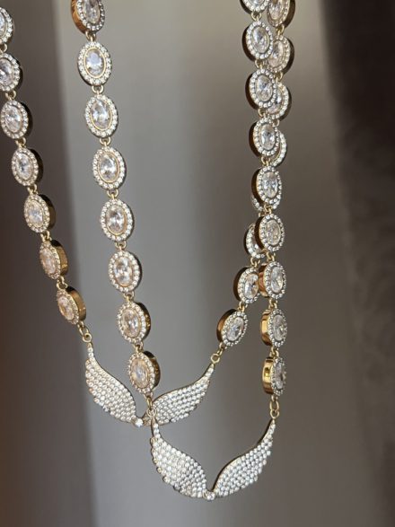 Viral riviera angel necklace
