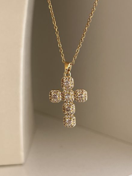 Vivian cross necklace