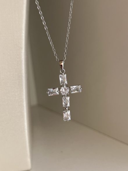 Sophia cross necklace