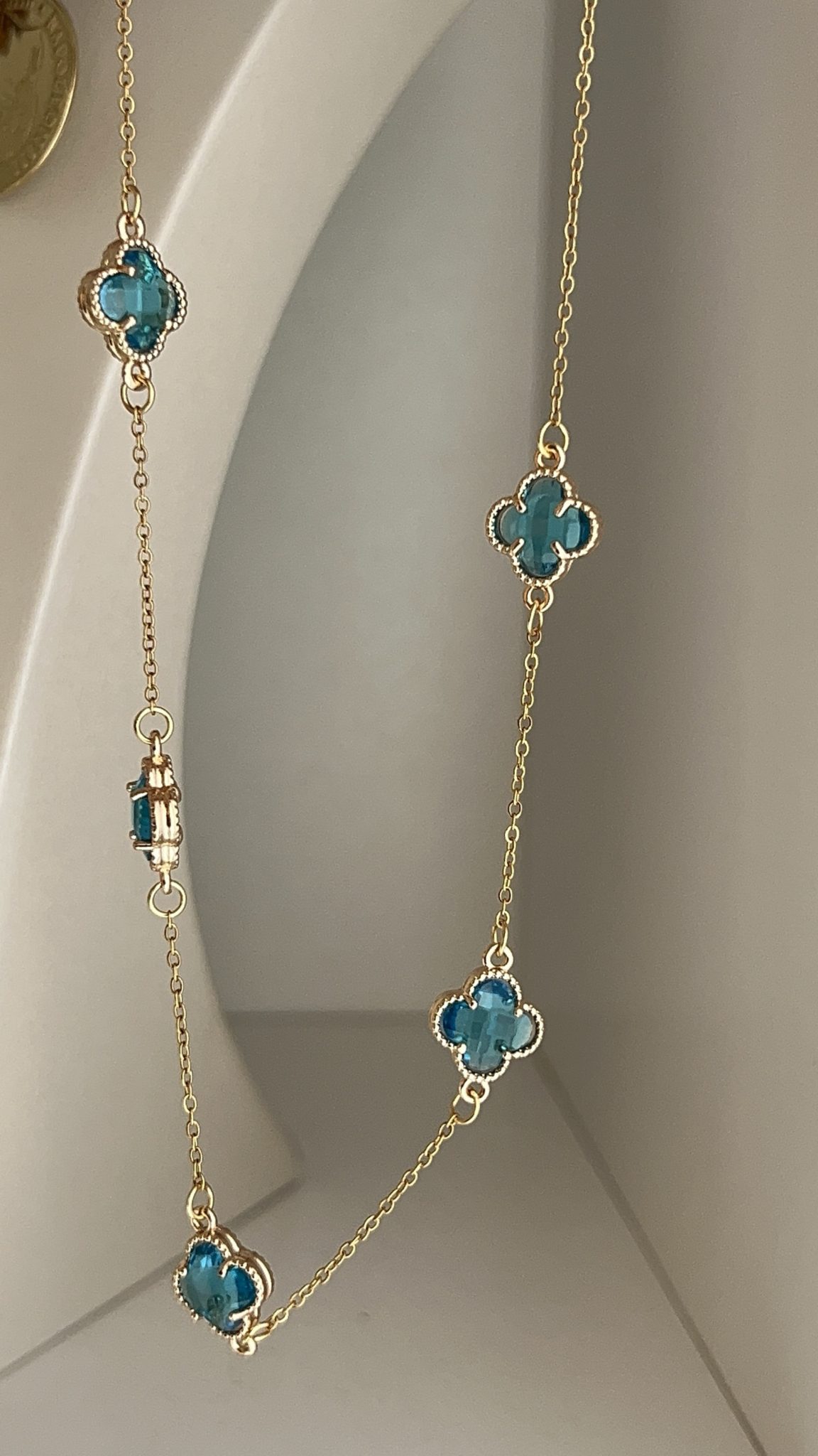 Turquoise viral necklace