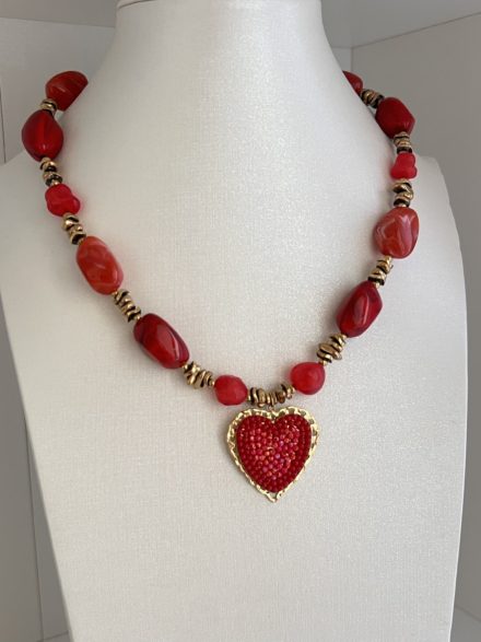Red heart handmade