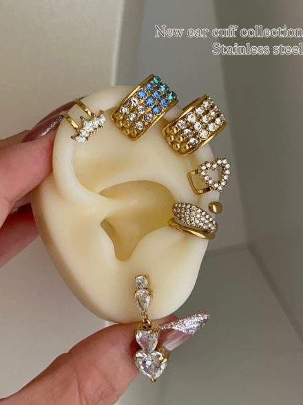 Heart  cute ear cuff