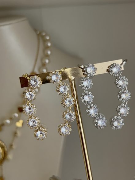 Sandra set earrings caf