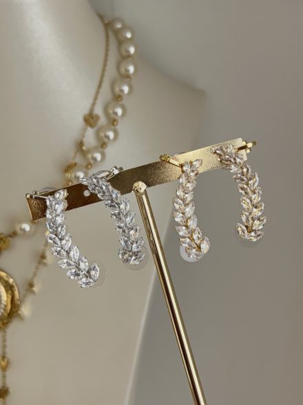 Foili set earrings caf